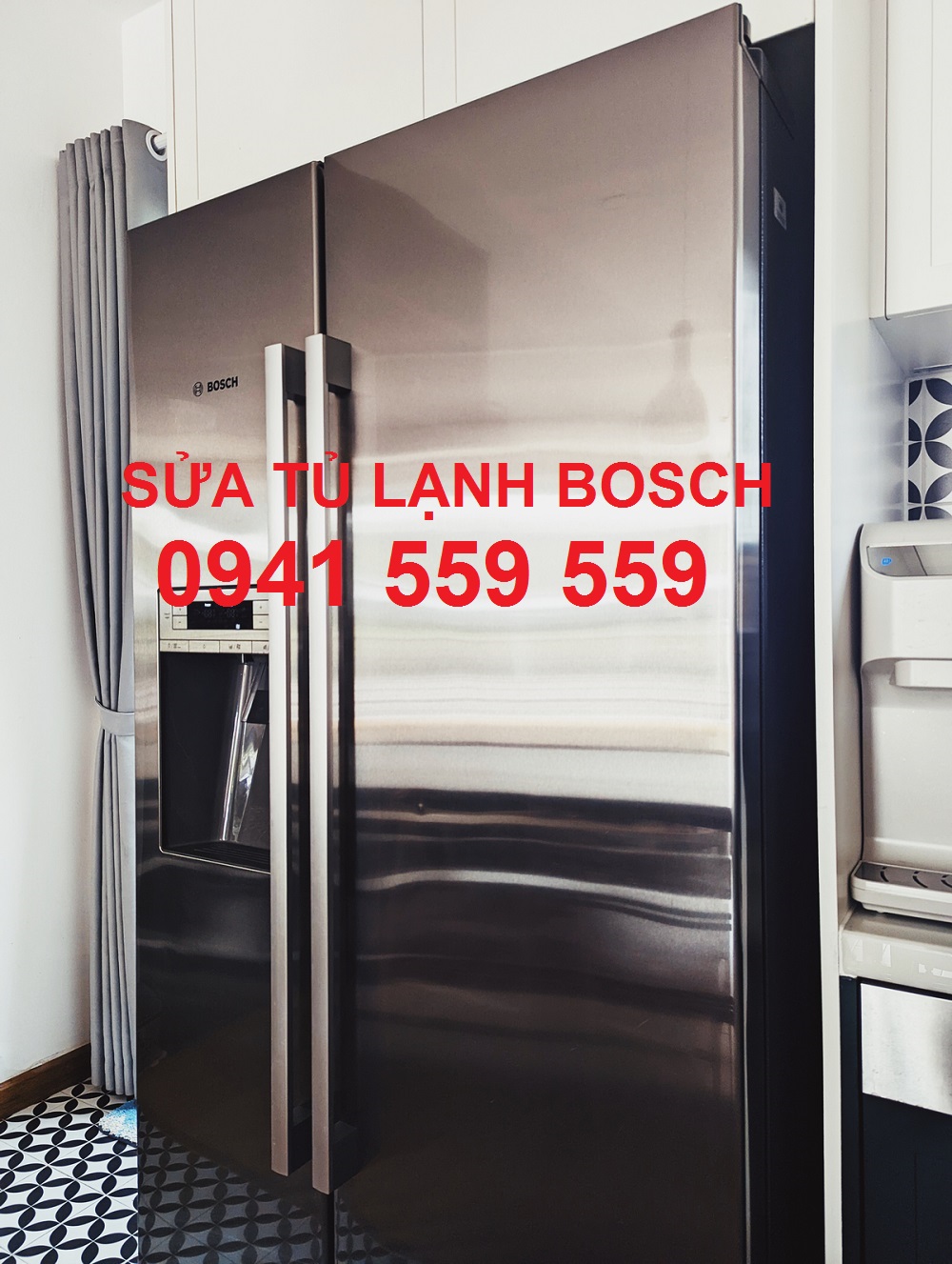 10 Sự cố chế độ Mode trong tủ lạnh Bosch Side by Side