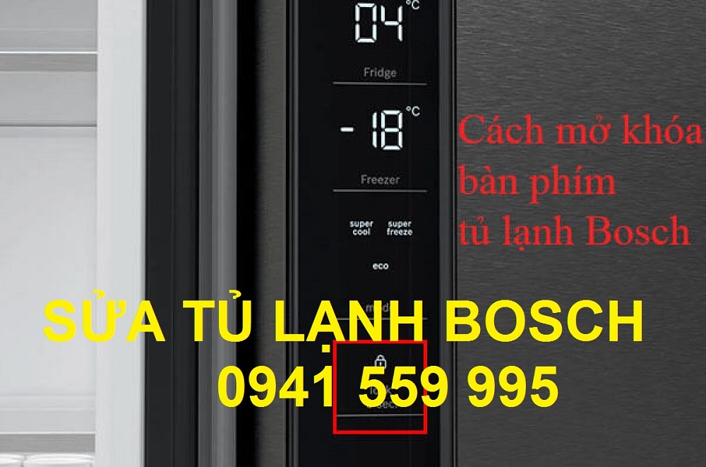 Nút Mode ở tủ lạnh Bosch Side by side là gì?